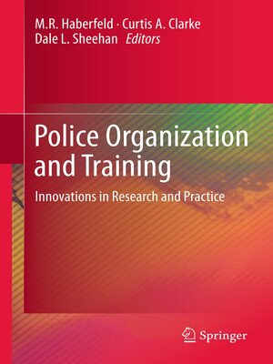 cover image of Police Organization and Training